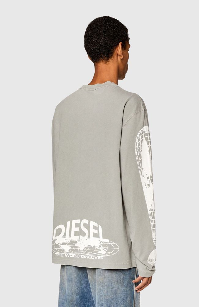 あ⭐︎DIESEL T-CRANE Diesel T-Crane-ls-R1 T-shirt | FARFETCH