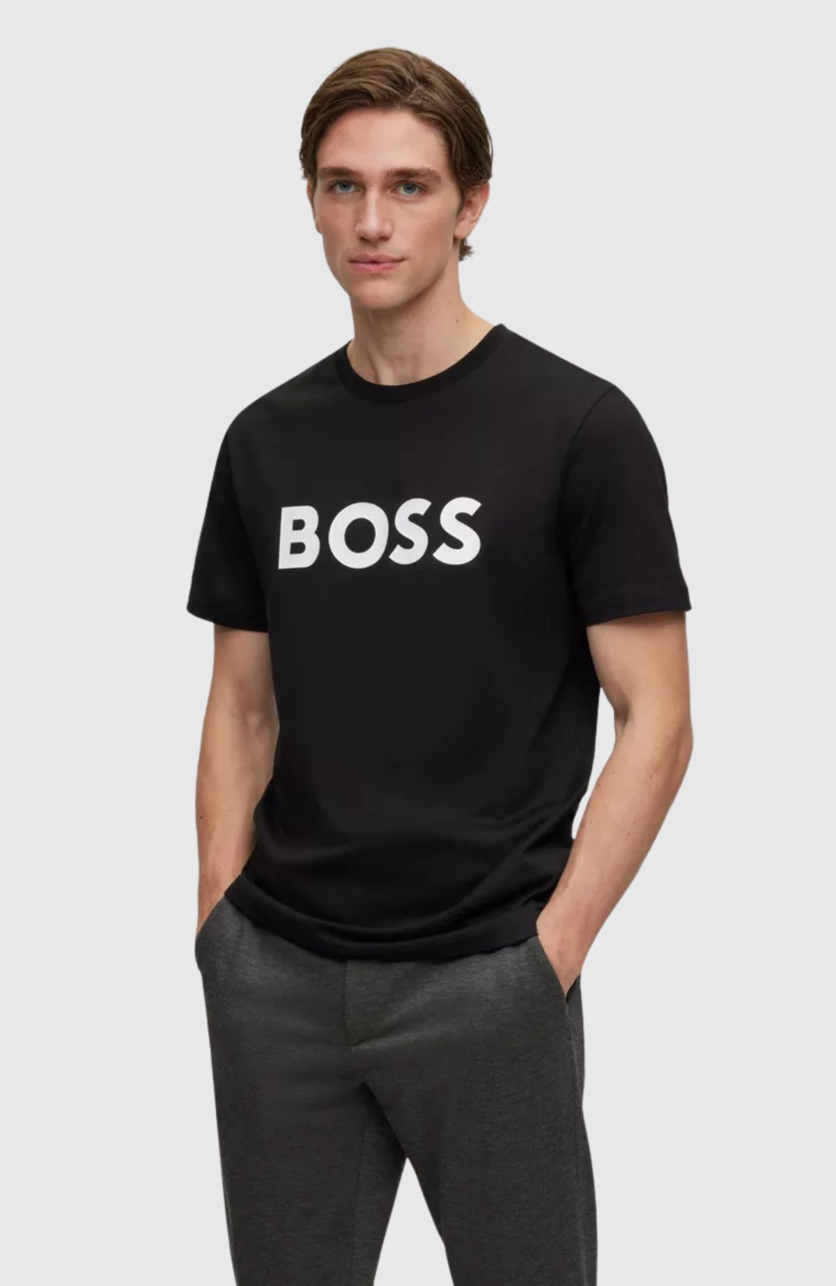 【BOSS】tiburt 354 ロゴプリント Tシャツ tiburt 354